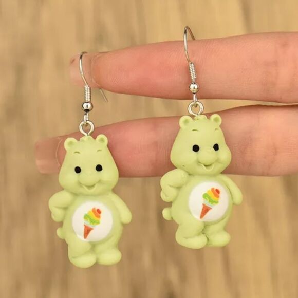 NWOT Carebear Earrings - Picture 2 of 2